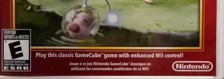 New Play Control! Pikmin 2, the ESRB box on its front