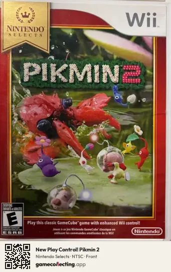 New Play Control! Pikmin 2 Nintendo Wii, NTSC box front