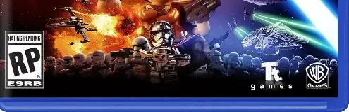 LEGO Star Wars: The Force Awakens, the ESRB box on its front