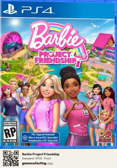 Barbie Project Friendship PlayStation 4, NTSC box front