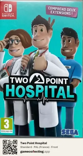 Two Point Hospital Nintendo Switch, France box front