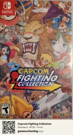 Capcom Fighting Collection Nintendo Switch, NTSC box front