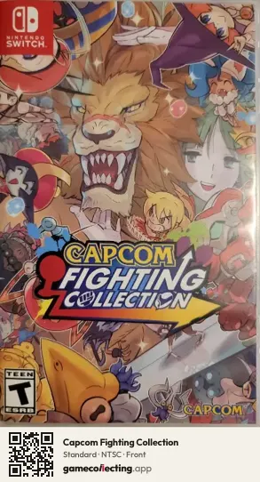 Capcom Fighting Collection Nintendo Switch, NTSC box front