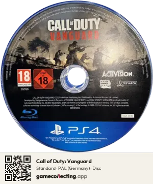 Call of Duty: Vanguard PlayStation 4, PAL disc