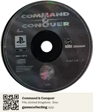 Command & Conquer PlayStation, PAL disc
