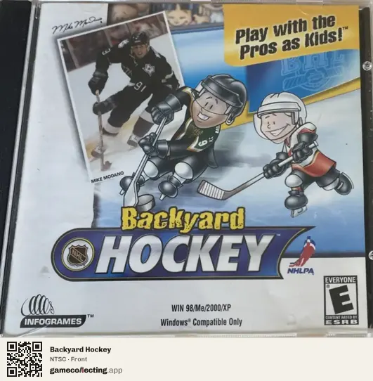 Backyard Hockey Computer, NTSC box front