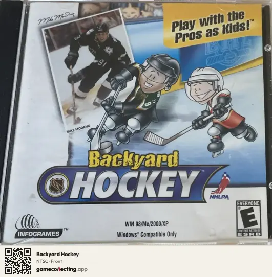 Backyard Hockey Computer, NTSC box front