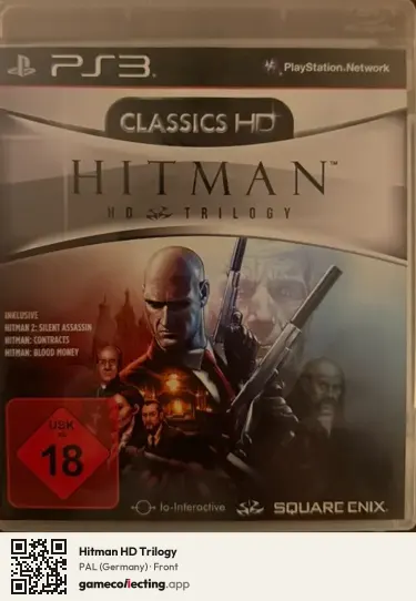 Hitman HD Trilogy PlayStation 3, Germany box front