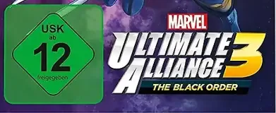 Marvel Ultimate Alliance 3: The Black Order, the USK square on its front
