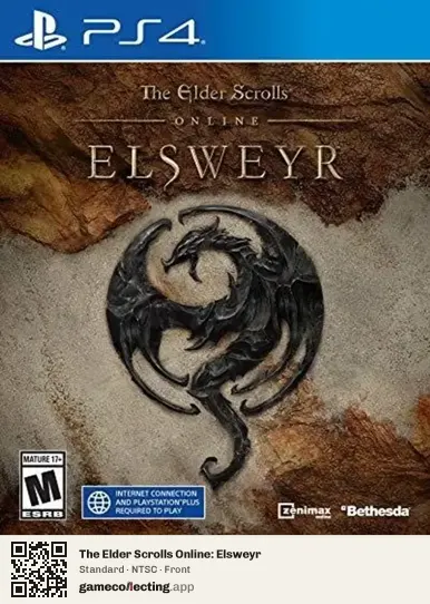 The Elder Scrolls Online: Elsweyr PlayStation 4, NTSC box front