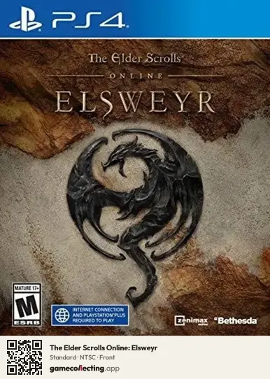 The Elder Scrolls Online: Elsweyr PlayStation 4, NTSC box front