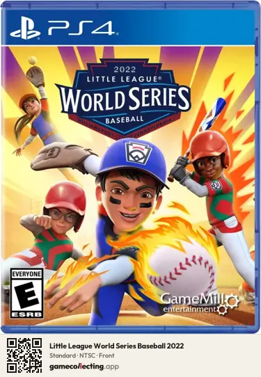 Little League World Series Baseball 2022 PlayStation 4, NTSC box front