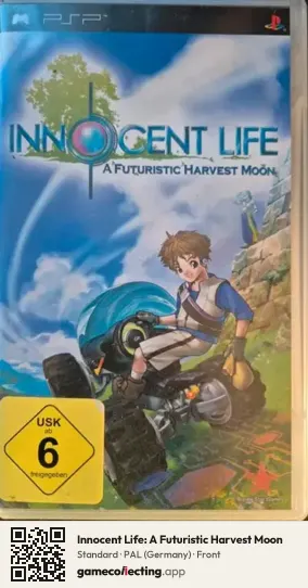 Innocent Life: A Futuristic Harvest Moon PlayStation Portable, Germany box front