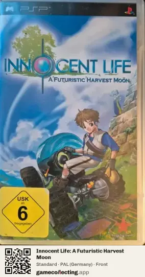 Innocent Life: A Futuristic Harvest Moon PlayStation Portable, Germany box front