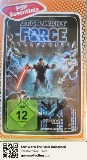 Star Wars: The Force Unleashed PlayStation Portable, Germany box front