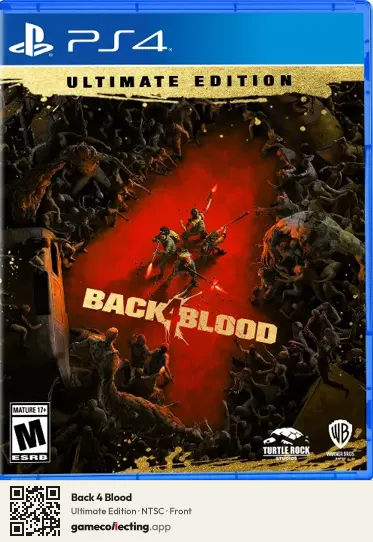 Back 4 Blood PlayStation 4, NTSC box front