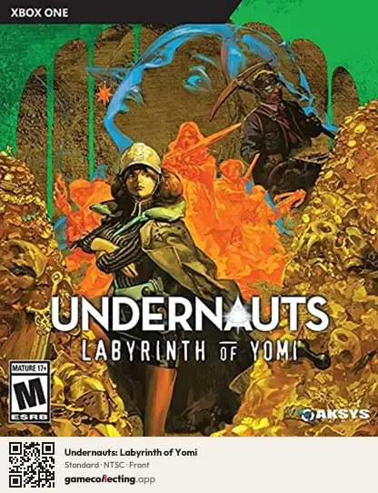 Undernauts: Labyrinth of Yomi Xbox One, NTSC box front