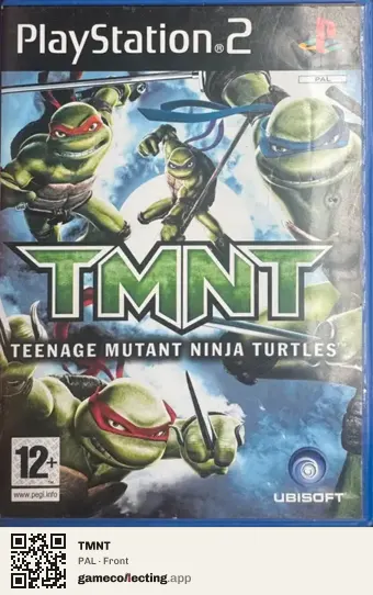 TMNT PlayStation 2, PAL box front