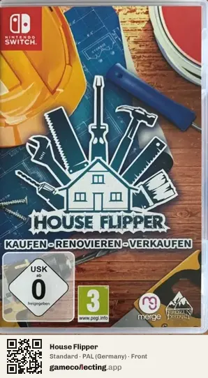 House Flipper Nintendo Switch, Germany box front