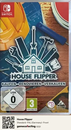 House Flipper Nintendo Switch, Germany box front