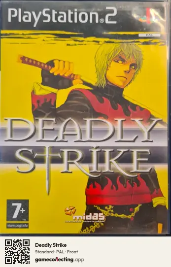 Deadly Strike PlayStation 2, PAL box front