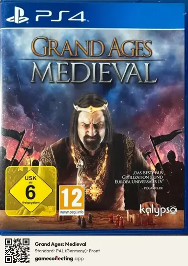 Grand Ages: Medieval PlayStation 4, Germany box front