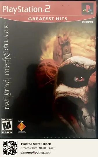 Twisted Metal: Black PlayStation 2, NTSC box front
