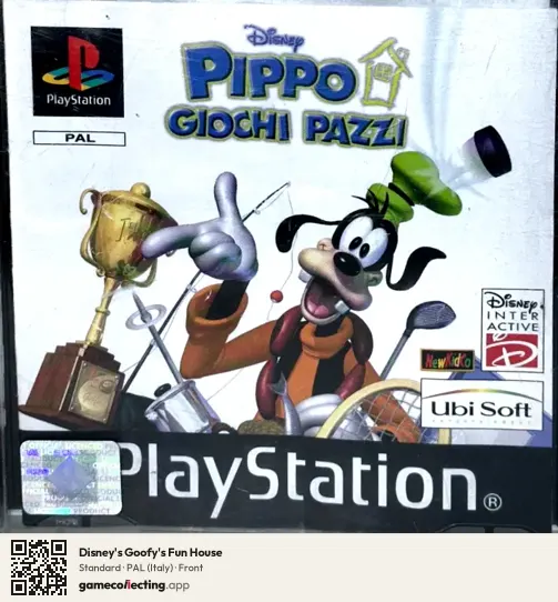 Disney's Goofy's Fun House PlayStation, Italy box front