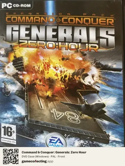 Command & Conquer: Generals: Zero Hour Computer, PAL box front