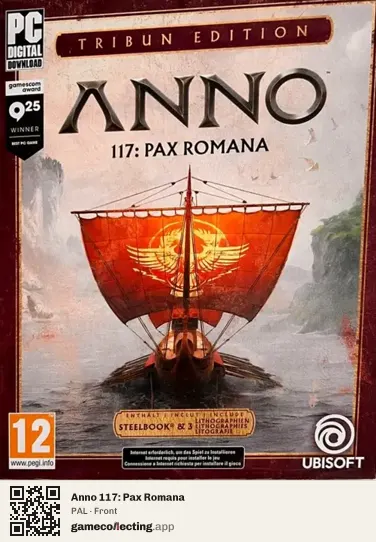Anno 117: Pax Romana Computer, PAL box front