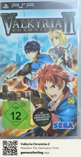 Valkyria Chronicles 2 PlayStation Portable, Germany box front