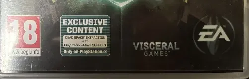Dead Space 2, the PEGI square on its front
