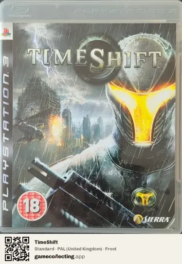 TimeShift PlayStation 3, United Kingdom box front