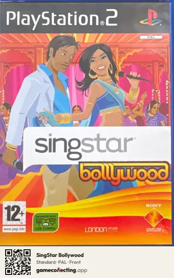 SingStar Bollywood PlayStation 2, PAL box front