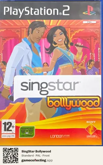 SingStar Bollywood PlayStation 2, PAL box front