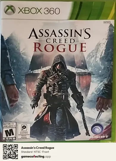 Assassin's Creed Rogue Xbox 360, NTSC box front