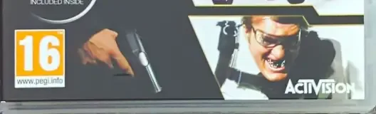 007 Legends, the PEGI square on its front