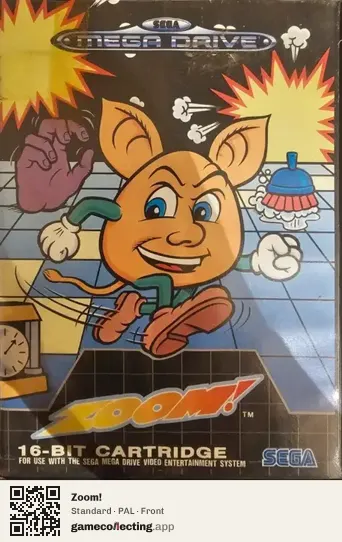 Zoom! Sega Mega Drive / Genesis, PAL box front