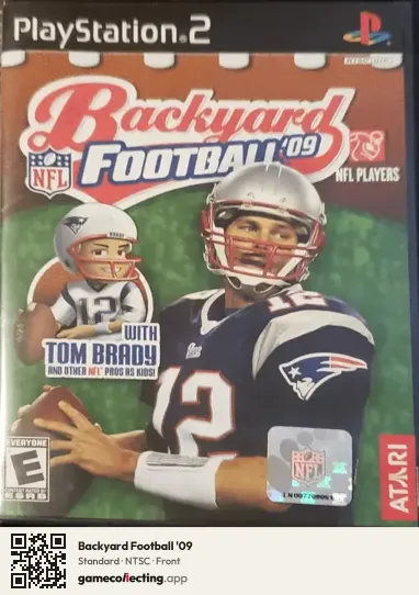 Backyard Football '09 PlayStation 2, NTSC box front