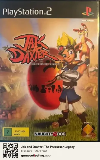 Jak and Daxter: The Precursor Legacy PlayStation 2, PAL box front
