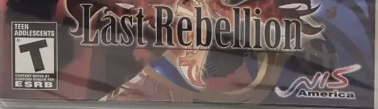 Last Rebellion, the ESRB box on its front
