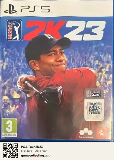 PGA Tour 2K23 PlayStation 5, PAL box front
