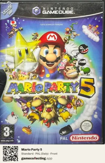 Mario Party 5 Nintendo GameCube, Italy box front