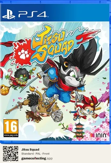 Jitsu Squad PlayStation 4, PAL box front