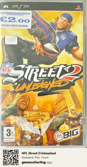 NFL Street 2 Unleashed PlayStation Portable, PAL box front