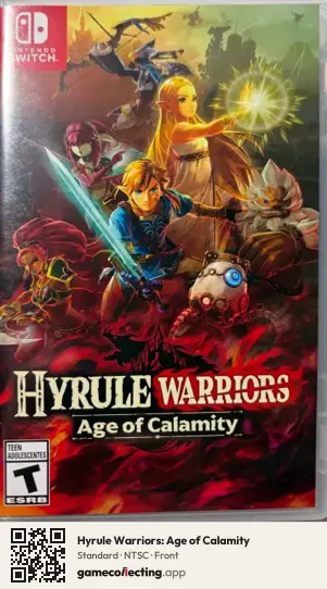 Hyrule Warriors: Age of Calamity Nintendo Switch, NTSC box front