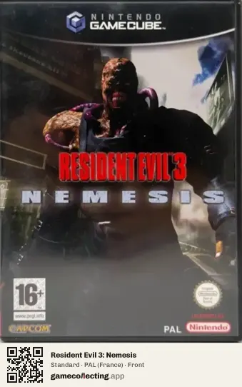 Resident Evil 3: Nemesis Nintendo GameCube, France box front