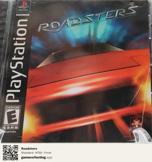 Roadsters PlayStation, NTSC box front