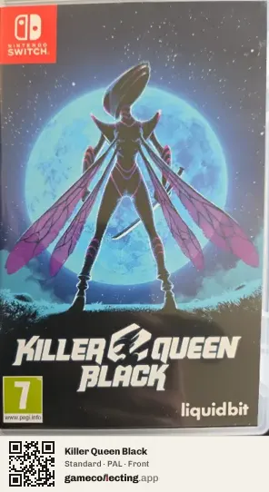 Killer Queen Black Nintendo Switch, PAL box front