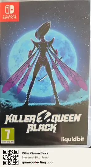 Killer Queen Black Nintendo Switch, PAL box front